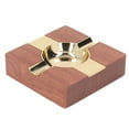 thumbnail image 2 of Cigar  Tray, Cigar Ashtray Overgild Room Decoration Wood Retro  For Home Smoking, 2 of 8