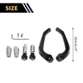 thumbnail image 4 of Protectores de Manos Universales de Aleación de Aluminio CNC de Unique Bargains - Protectores de Manillar de Alta Resistencia para Motocross ATV Scooter Tono Titanio, 4 of 7
