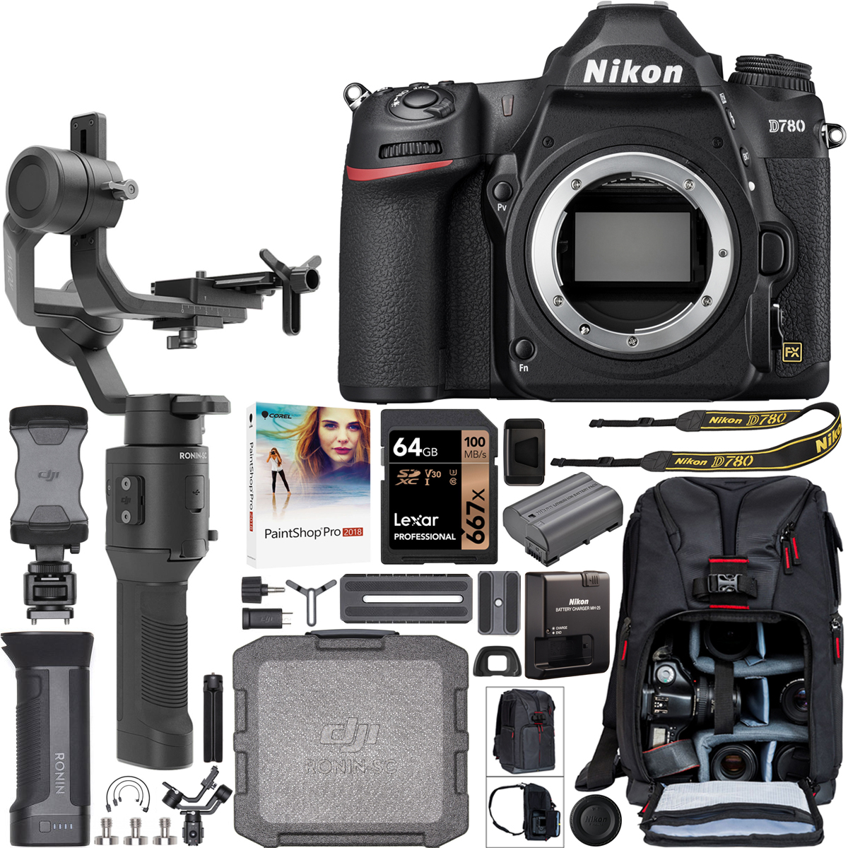Nikon D780 Full Frame DSLR Digital SLR 4K FX Format Camera Body