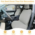 thumbnail image 2 of Eurhowing Universal Car Seat Covers, Non-Slip Front Car Seat Covers Set of 2, Breathable Jacquard Auto Seat Protectors for Cars SUV Sedan Truck, Light Gray, 2 of 7