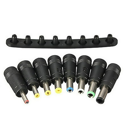 - 8 in 1 Universal AC DC Power Charger Adapter Tips for ACER ASUS HP Laptop Notebook