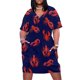 thumbnail image 1 of Lobster Loose Pocket Dress beach dress bandage dress, 1 of 7