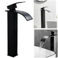 thumbnail image 2 of Back to school Bathroom Faucet Single Lever Spring Mixer Tap With Ceramic Cartridge 360° Swivel Spout For Vanity/ (/ Black), 2 of 9
