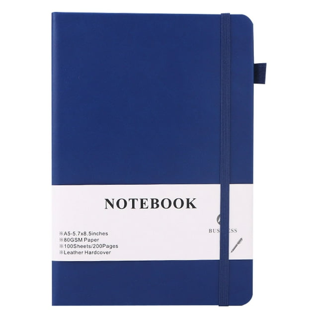 A5 Lined Journal Notebook - 200-Page Hardcover Notebook With 100Gsm Thick Paper For Work, School & Journaling