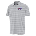 thumbnail image 2 of Men's Antigua Gray Buffalo Bills Big & Tall Tunnel Polo, 2 of 3
