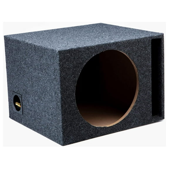 Car Audio Single 12" Vented Subwoofer Stereo Sub Box Ported Enclosure 5/8" MDF