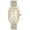 Silver, Gold, variant on Deco Mid Stainless Steel Mother-of-Pearl Dial Diamonds Rectangle Womens Watch MWW06V000122
