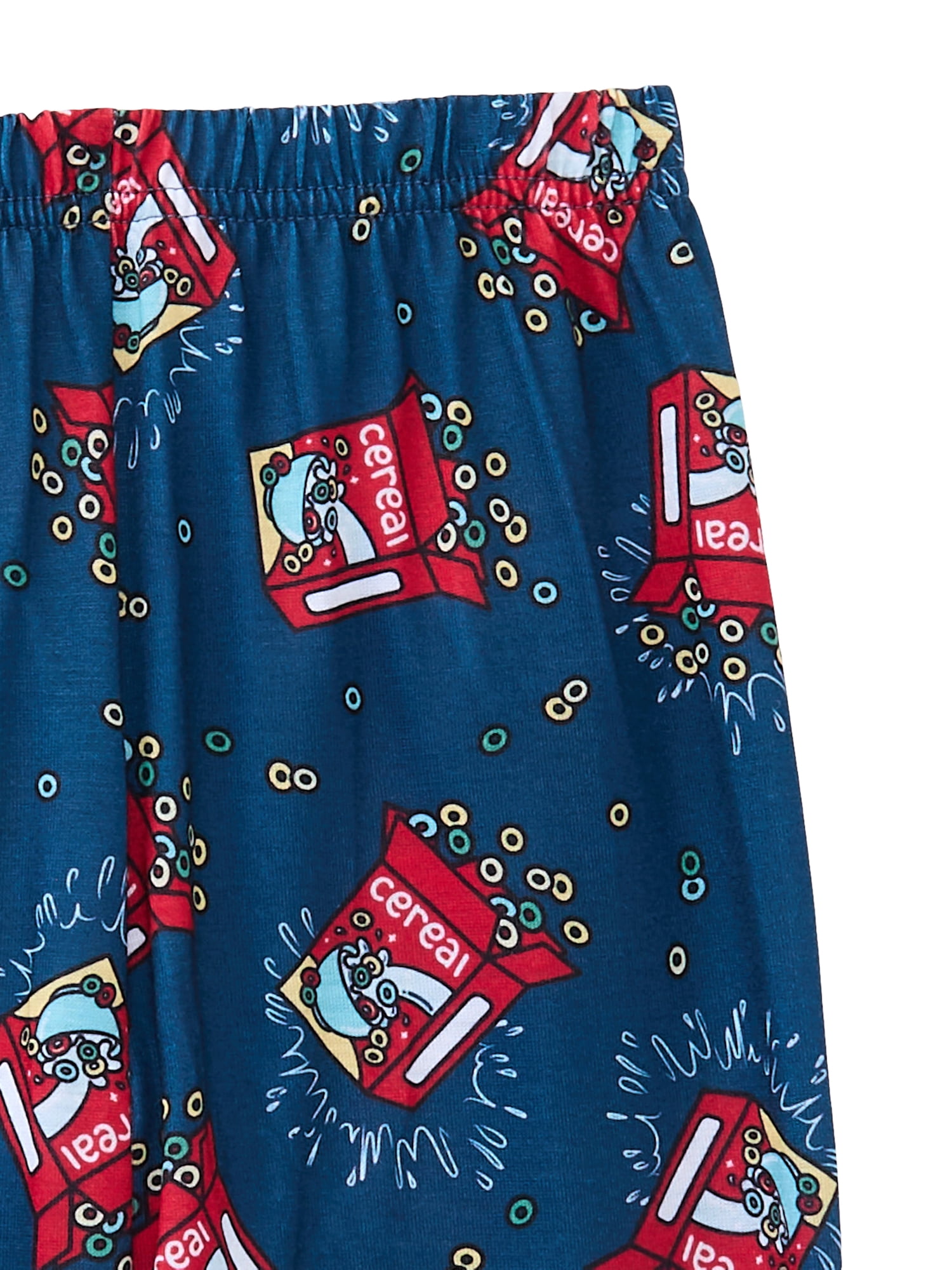 Wonder Nation Boys Graphic Tee and Wide Leg Pants Sleep Set, 2-Piece, Sizes 4-18