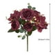 thumbnail image 3 of Ramo de Rosas Artificiales para Decoración Del Hogar | Plástico Rojo | 29,5 Cm | Hojas y Capullos Realistas | Detalles Delicados y Naturales | Materiales Ecológicos | 1 Unidad, 3 of 7