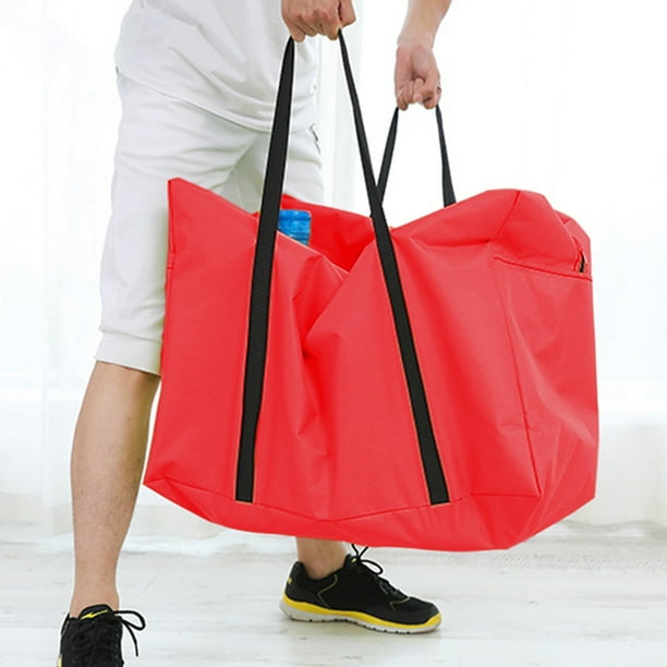 Organizadores y almacenamiento de armarios, organización y almacenamiento, contenedores de almacenamiento, bolsas de mudanza grandes con cremalleras y asas de transporte, cajas de almacenamiento resis