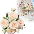 thumbnail image 2 of Peonies Artificial Flowers Vintage Faux Peony Bouquet Fake Flower for Vase Silk Floral Arrangements for Table Centerpiece Wedding Decoration Indoor Home Decor, 2 of 9