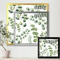 thumbnail image 4 of Designart 'Green Eucalyptus Plant Branches III' Traditional Framed Art Print, 4 of 4