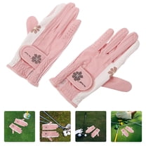 ibasenice 1 Pair of Golf Rain Gloves Breathable PU Gloves for Women in Sports Accessories