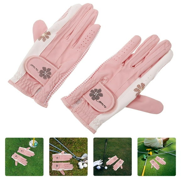 ibasenice 1 Pair of Golf Rain Gloves Breathable PU Gloves for Women in Sports Accessories