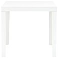 thumbnail image 5 of vidaXL Garden Table with 2 Benches Plastic White, 5 of 5
