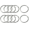 thumbnail image 1 of Unique Bargains Circle Shape Scrapbooking Files Loose Leaf Ring Keychain Binder Rings 10pcs, 1 of 7