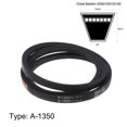 thumbnail image 2 of Uxcell A-1350 V-Belts Drive Belt 1350mm Inner Girth Rubber for Power Transmission, 2 of 6