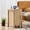 Natural, variant on Buildhom Narrow Rattan Nightstand with Charger, Boho Bedside with Woven Door & Adjustable Shelf for Living Room Bedroom, Natural