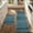 Blue, variant on Kitchen Rugs and Mats Sets, 2 Pieces Narrow Kitchen Runner Rug Non Slip Washable Kitchen Rug for Floor Bathroom Rugs,Kitchen,Hallway,Office,Sink,Laundry,Grey