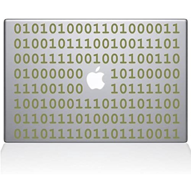 The Decal Guru Sticker Vinyle Autocollant, 12" MacBook, Or (1409-MAC-12M-G)