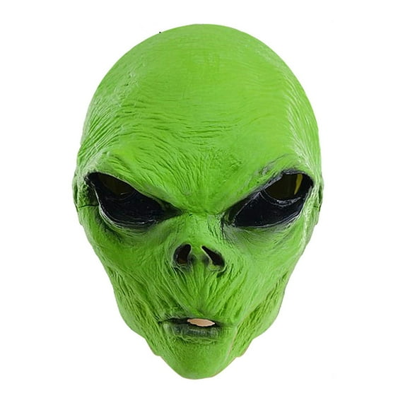 SUNSIOM Realistic Alien Facewear Creepy Latex Halloween Cosplay Facewear Headwear for Masquerade Party Costume Props