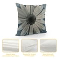 thumbnail image 4 of Throw Pillow Cover White Petal Floral Plant Nature Bloom Botany Handmade Decorative Square Pillow Case Cushion Cover for Home Car Decorative, 4 of 5