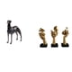 thumbnail image 1 of Estatua de perro de resina,Estatua de perro de resina con forma de animal,Escultura coleccionable para escritorio,decoración del hogar,Estatuas del pensador,Estatuas de pensadores Esculturas, 1 of 8