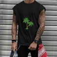 thumbnail image 2 of IROINNID Round Neckline Tank Tops For Men Sleeveless Sports Tank Tops Vest Pullover Graphic Print Tops, 2 of 5