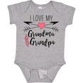 thumbnail image 3 of Inktastic I Love My Grandma and Grandpa Heart and Arrows Boys or Girls Baby Bodysuit, 3 of 5