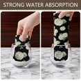 thumbnail image 6 of 2 Pcs Pioneer Flower Floral Print Pattern Kitchen Towels, Funny Microfiber Dish Towel Set, 18" X 26" Tea Towels, 6 of 6