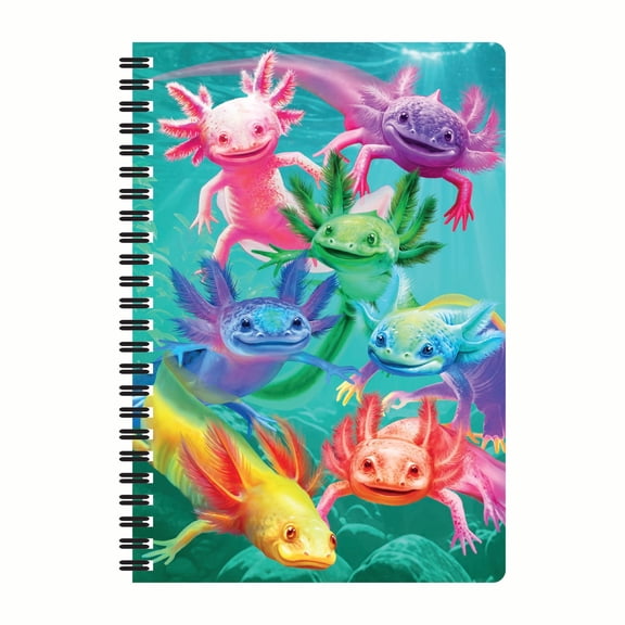 3D LiveLife Notebooks - Bighorn Sheep from Deluxebase. Ruled 8.2" x 5.7" Spiral Notebook, 80 Page Lenticular Animal Journal for Men & Women