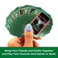 thumbnail image 2 of Juego de cartas AQUARIUS con forma de vacaciones navideñas, 2 of 5