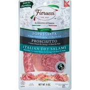 Fiorucci Pre-Sliced Charcuterie Variety Pack Tray, 6 Ounces, 24 Slices per Pack