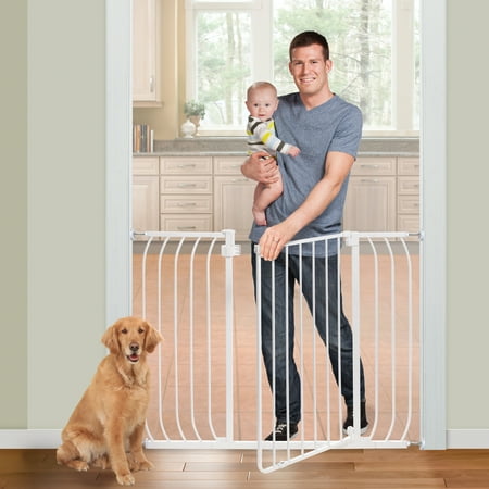 Summer Infant Multi-Use Extra Tall Walk-Thru Gate - White