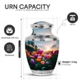 thumbnail image 2 of Yatskia Garden Tulip Sunset Urn for Ashes Adult Male, Memorial Keepsake Urns for Human Ashes Adult Female, Large Burial Urns for Human Ash, (Tasty 10 Inch and 3 Inch), 2 of 8