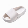 thumbnail image 3 of HCNTES Children's Summer Slippers Soft Sole Sandals Non-Slip Water Shoes for Toddler Kids Boys Girls Pool Beach Shower Casual Dailywear(White,1), 3 of 6