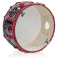 thumbnail image 3 of Griffin Birch Wood Shell Snare Drum - 14" x 6 - 5" with Custom Graphic Wrap (Limited Edition) - Percussion Musical Instrument with Drummers Key for Students & Pros 8 Tuning Lugs & Snare Strainer, 3 of 12