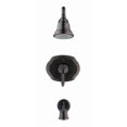 Lyndhurst SingleHandle 3Spray Tub and Shower Faucet in Bronze