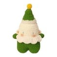 thumbnail image 2 of Christmas Crochet Christmas Decoration Craft Knit Beginners Crochet for Green Santa, 2 of 9