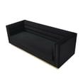 thumbnail image 5 of Posh Living Aylah Velvet 3 Seat Sofa Black, 5 of 9