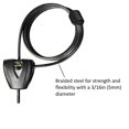 thumbnail image 4 of Master Lock 8417D Cable Lock, Python Adjustable Keyed Cable Lock, 6 ft. Long, 4 Pack Bundle with Keychain Light, 4 of 4