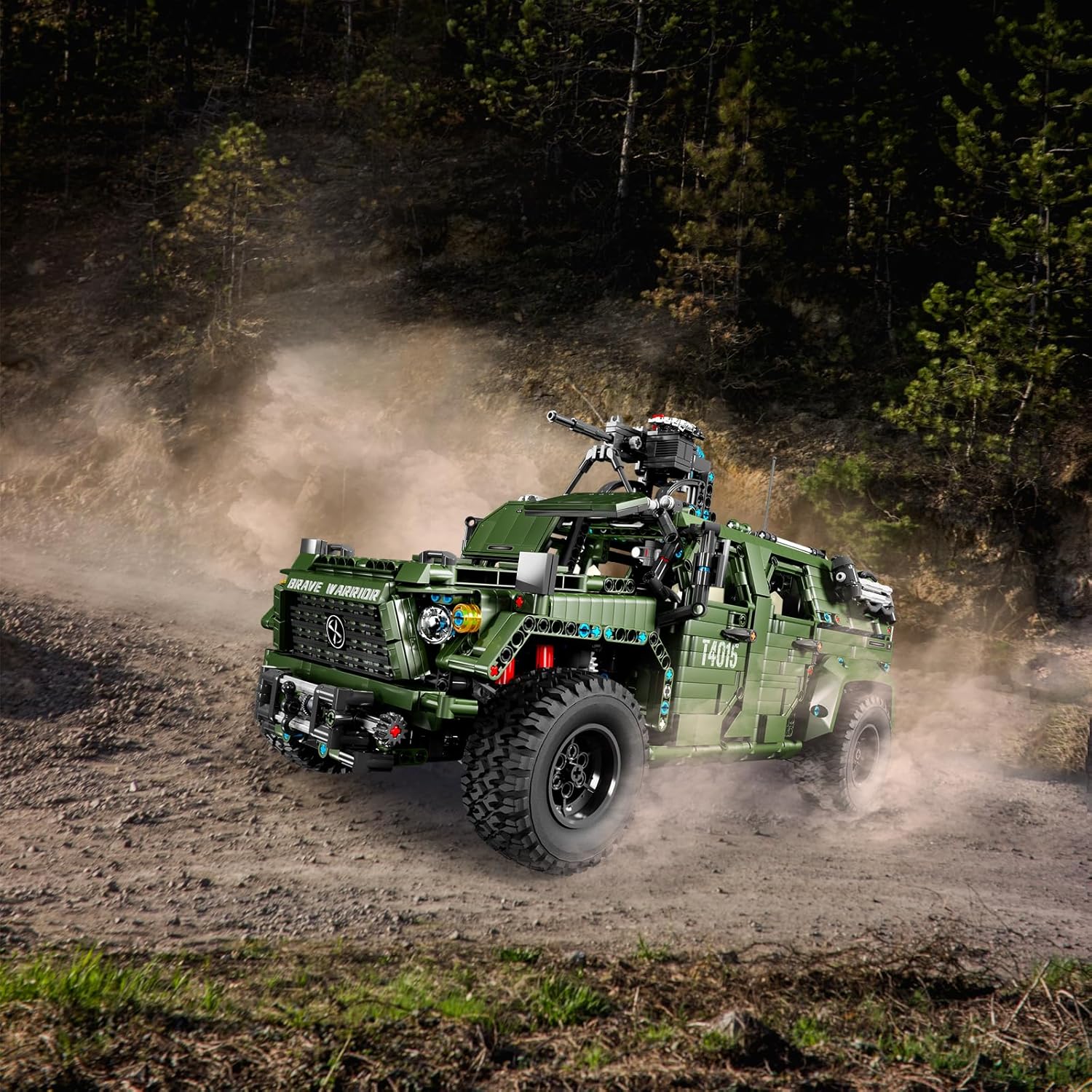 Military Cars Building Sets 61508, Army Off Road Vehicle Warrior Combat Model Truck, Collectible Model Car Kits to Build, Gifts for Men (3,175 Pieces)