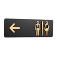 thumbnail image 3 of Letrero de baño para baño, letrero para puerta de baño para hombres y mujeres, indicador de baño para edificios de oficinas comerciales, peluquerías, Tipo C, 3 of 8