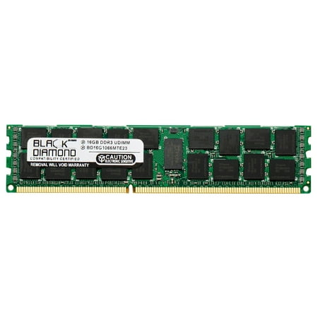 Ecc Memory Non Ecc Motherboard - 16GB RAM Memory for SuperMicro MBD Motherboard MBD-X8DTE-O Dual LGA 1366 (ECC Registered) 240pin PC3-8500 DDR3 RDIMM 1066MHz Black Diamond Memory Module Upgrade