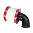 thumbnail image 1 of Air Filter, Universal 1/10 Air Filter Cleaner Upgrade Part Compatible With Hsp 94188 94122 Oil Motor Remote Control (1 Piece, Red), 1 of 5