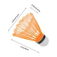 thumbnail image 4 of 12Pcs Badminton Shuttlecocks Plastic Badminton Sports Shuttlecocks Colored Small Shuttlecocks, 4 of 5