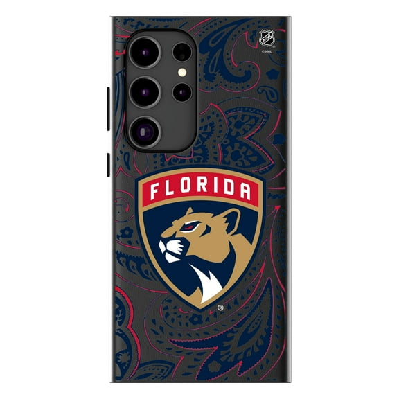 Keyscaper Florida Panthers Paisley Galaxy Magnetic Bump Case