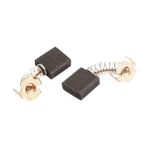 Pair 17x17x7mm Carbon Brushes Power Tool for Electrical Hammer Drill Motor