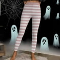 thumbnail image 4 of Elvqul Petite Pants for Women Athletic Leggings Workout Plus Size Stretch Halloween Y2k Ladies Pants Halloween, 4 of 9