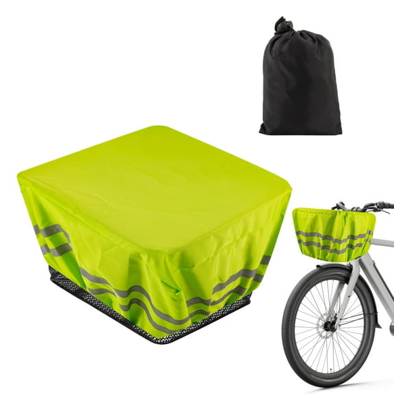 AITOCO Bike Basket Cover Waterproof Rain Cover Cycling Accessories with Reflective Strip Protective Liner for Front Rear Baskets Trunk Bag Motorcycle Electric Scooter Daily Commute Leisure gorgeously